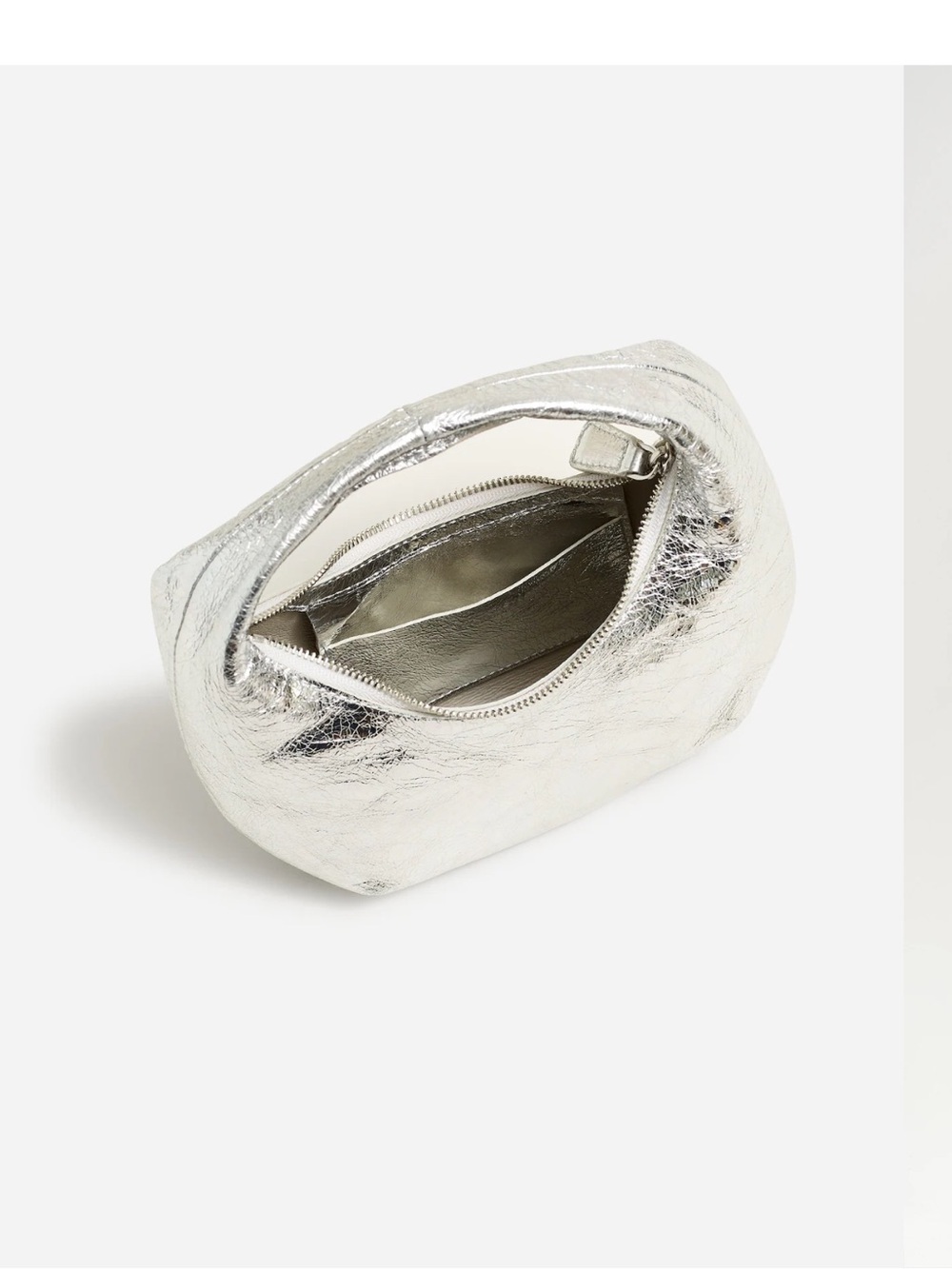Madewell The Mini Bag in Bright Silver - Picture 8 of 9